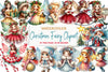 Christmas Fairy Clipart Bundle 1