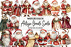 Antique Ornate Santa Clipart Bundle