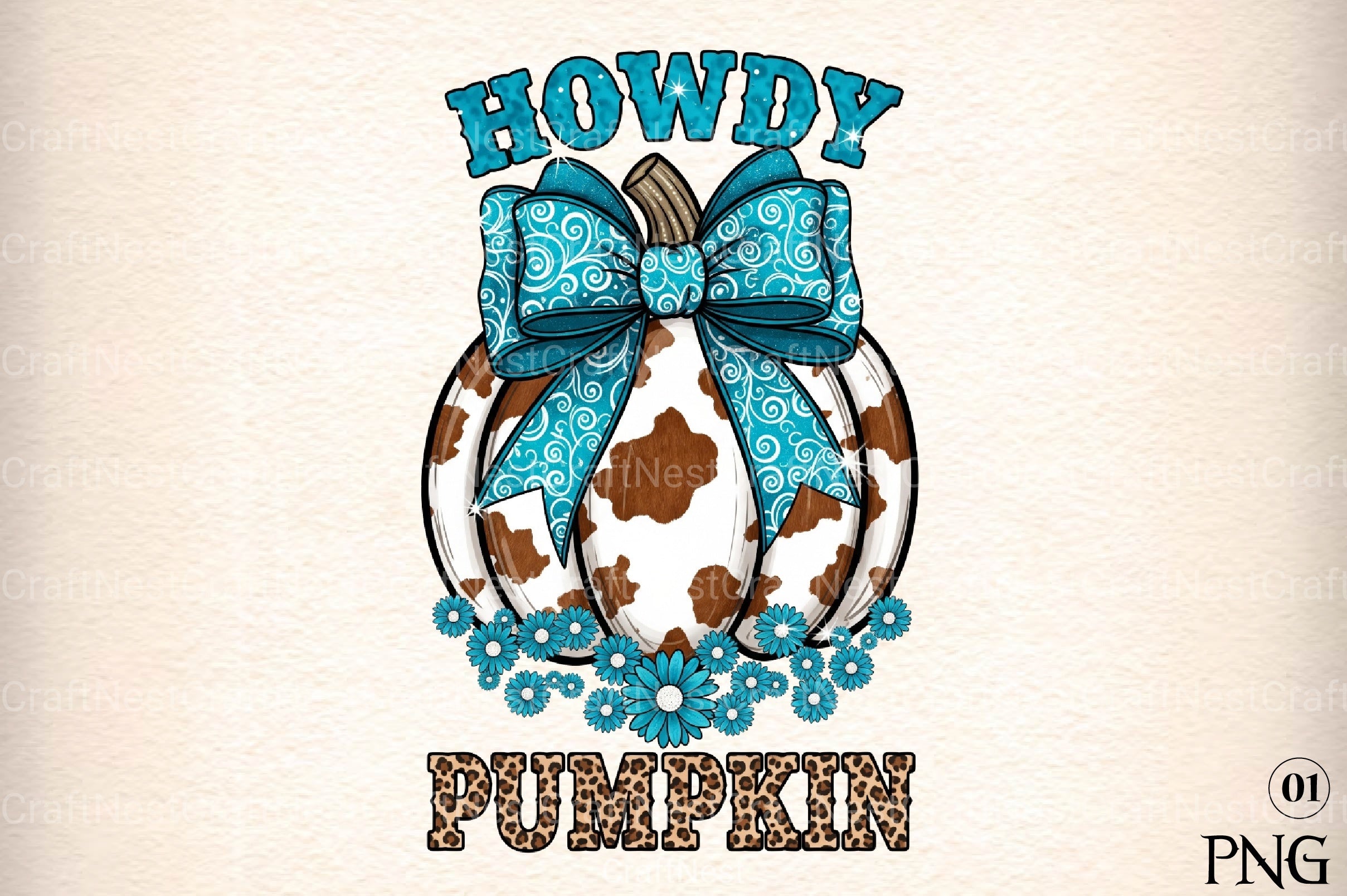 Western Pumpkin Graphic Clipart Bundle - CraftNest - Digital Crafting and Art