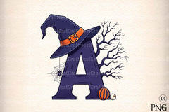 Halloween Alphabet Clipart Bundle 4 - CraftNest - Digital Crafting and Art