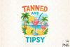 Tanned Tipsy Summer Clipart Bundle