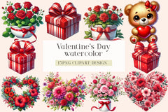 Valentine's Day Clipart Bundle - CraftNest - Digital Crafting and Art