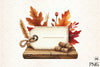 Vintage Wooden Autumn Tags Clipart Bundle 777