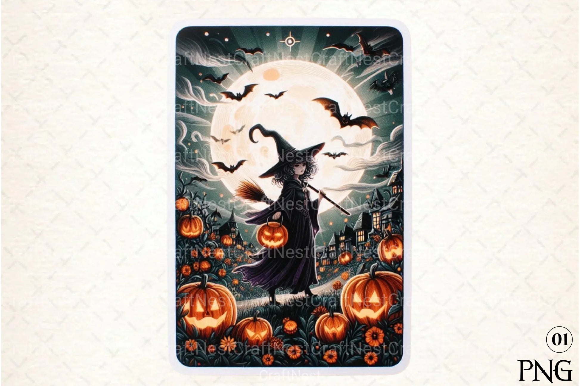 Halloween Tarot Card Clipart Bundle 37 - CraftNest - Digital Crafting and Art