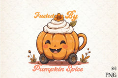 Fueled By Pumpkin Spice Digital Clipart Bundle - CraftNest - Digital Crafting and Art