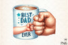 Kids Father’s Day Fist Bump Clipart Bundle 3