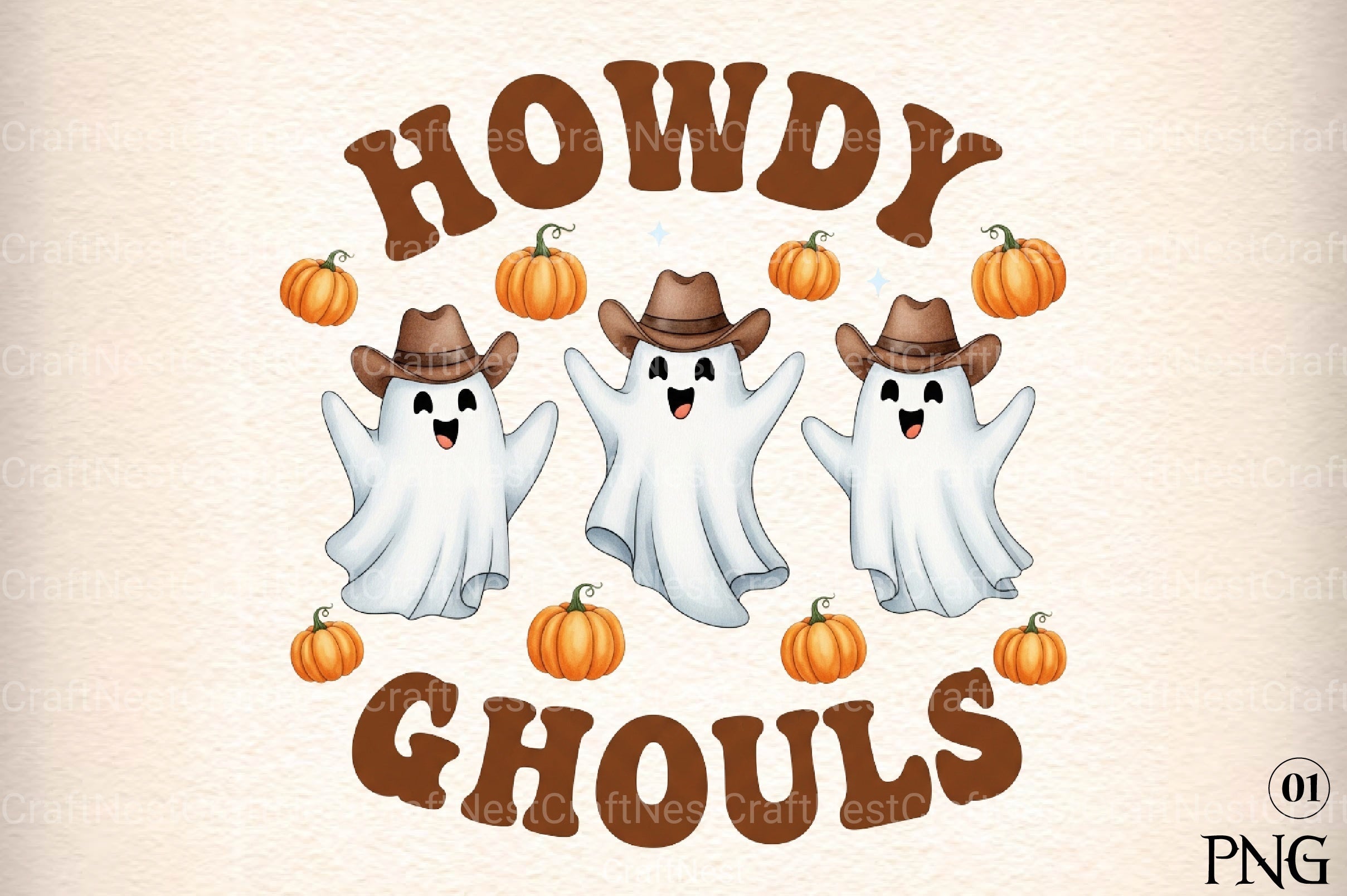 Western Halloween Quotes Clipart Bundle 17 - CraftNest - Digital Crafting and Art