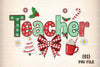 Coquette Teacher Christmas Clipart Bundle