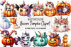 Unicorn Pumpkin Clipart Bundle