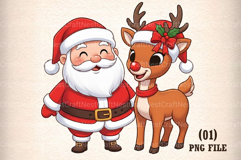 Quirky Christmas Clipart Bundle - CraftNest - Digital Crafting and Art