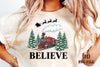 Believe North Pole Train Christmas Clipart Bundle