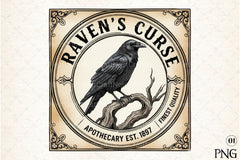 Vintage Halloween Potion Labels Clipart Bundle 13 - CraftNest - Digital Crafting and Art