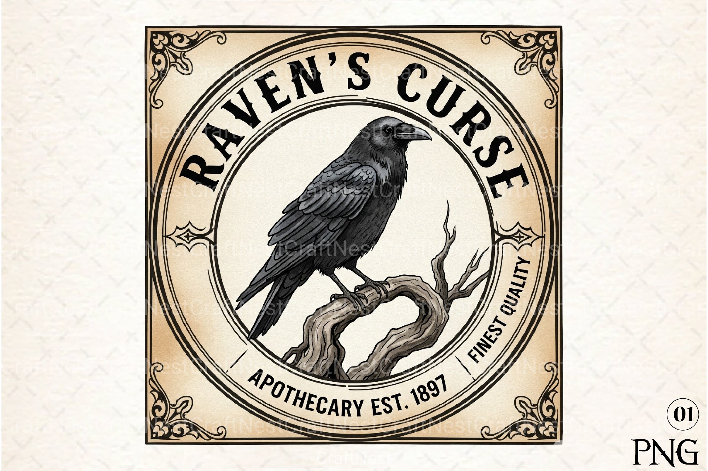 Vintage Halloween Potion Labels Clipart Bundle 13 - CraftNest - Digital Crafting and Art