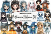 Whimsical Halloween Doll Clipart Bundle