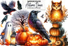 Autumn Dawn Halloween Clipart Bundle 3