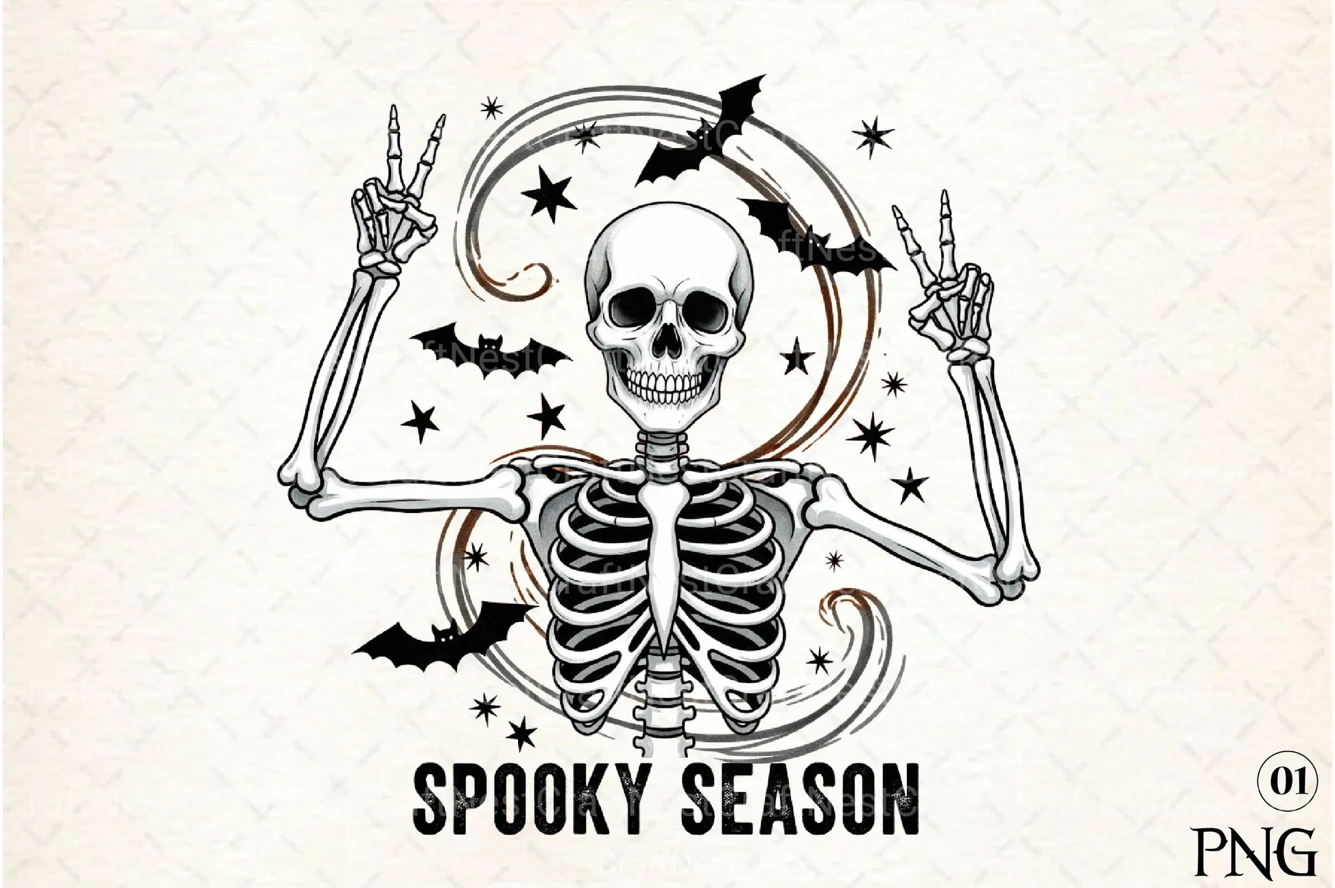 Halloween Skull Clipart Bundle - CraftNest - Digital Crafting and Art