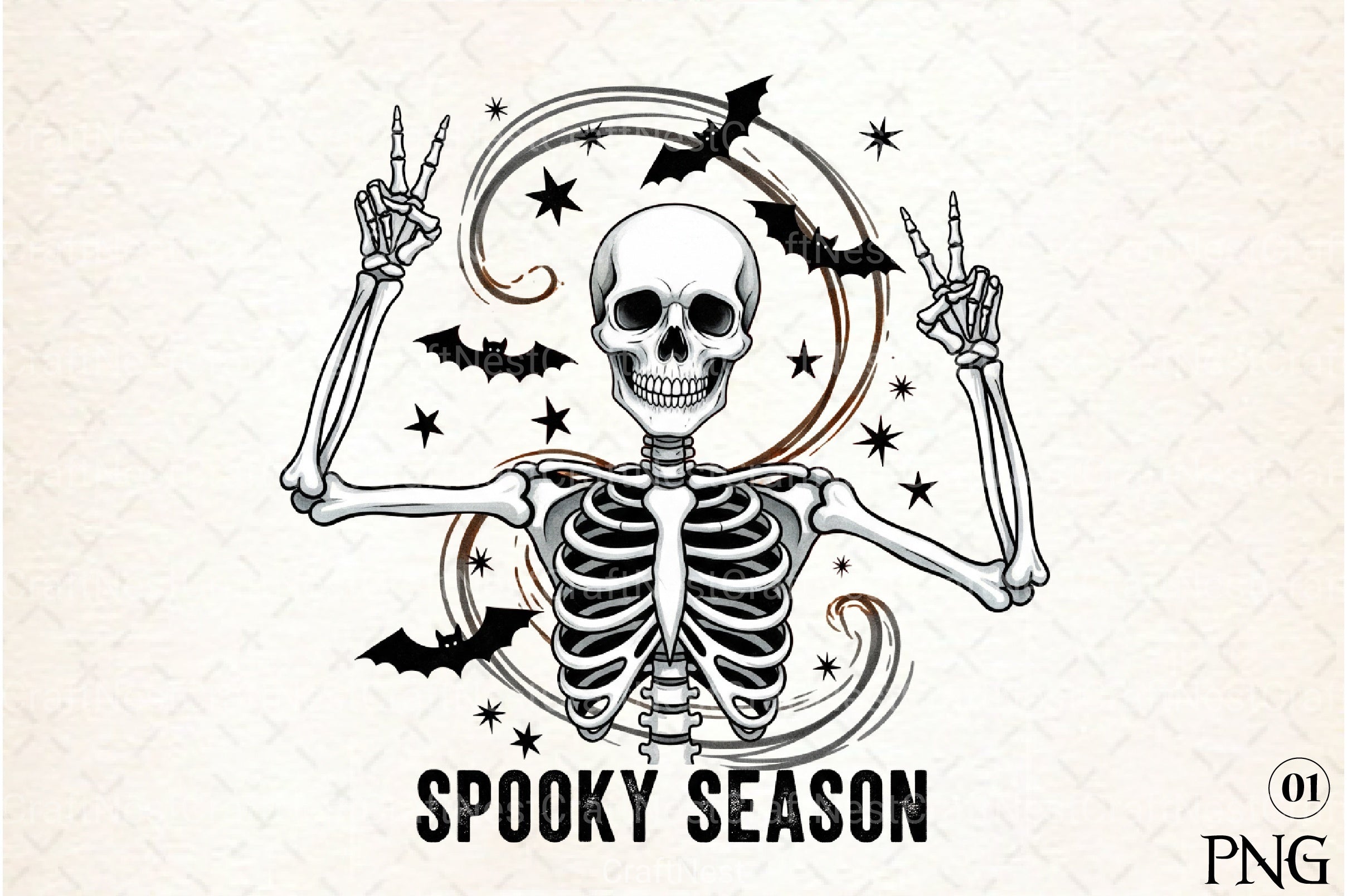 Halloween Skull Clipart Bundle - CraftNest - Digital Crafting and Art