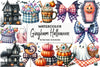 Gingham Halloween Clipart Bundle 4