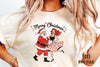Merry Christmas Dancing Santa Clipart Bundle