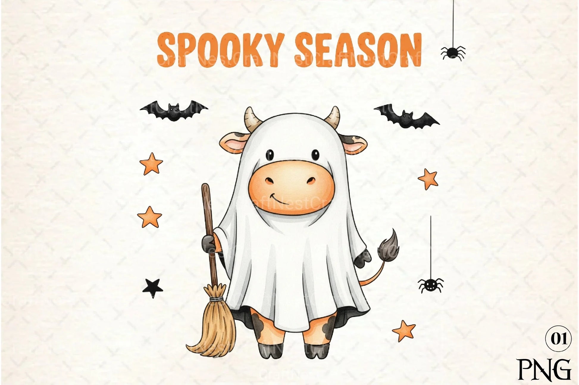 Halloween Spooky Season Clipart Bundle - CraftNest - Digital Crafting and Art
