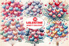 Valentine Heart Balloons Clipart Bundle 4
