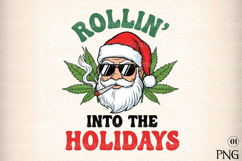 Rollin' Into The Holidays Clipart Bundle - CraftNest - Digital Crafting and Art