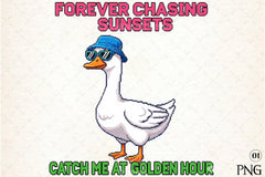 Blocky Style Funny Summer Goose Clipart Bundle 2 - CraftNest - Digital Crafting and Art