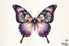 Purple Butterfly Clipart Bundle 99