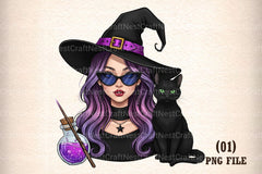 Glam Witch Clipart Bundle - CraftNest - Digital Crafting and Art