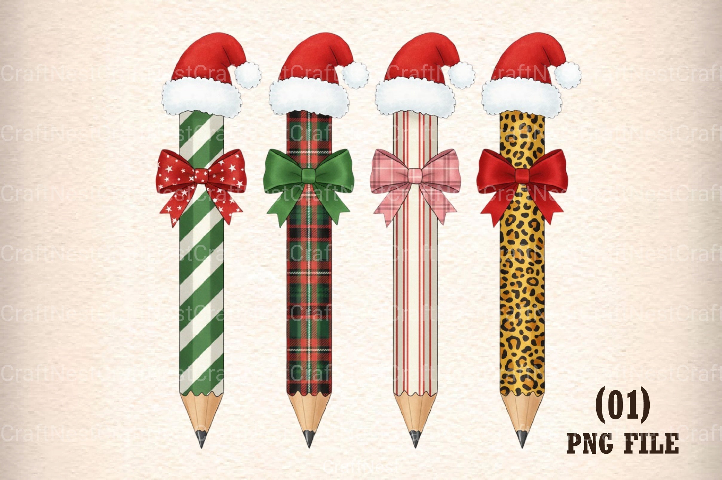 School Christmas Clipart Bundle - CraftNest - Digital Crafting and Art