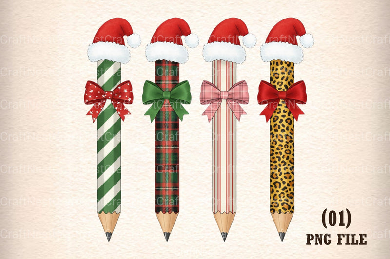 School Christmas Clipart Bundle - CraftNest - Digital Crafting and Art