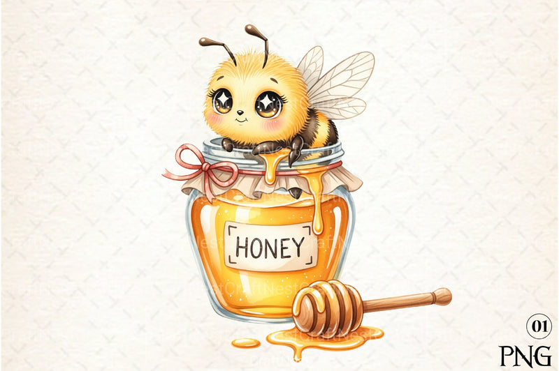 Back to School Bee Clipart Bundle 10 - CraftNest - Digital Crafting and Art