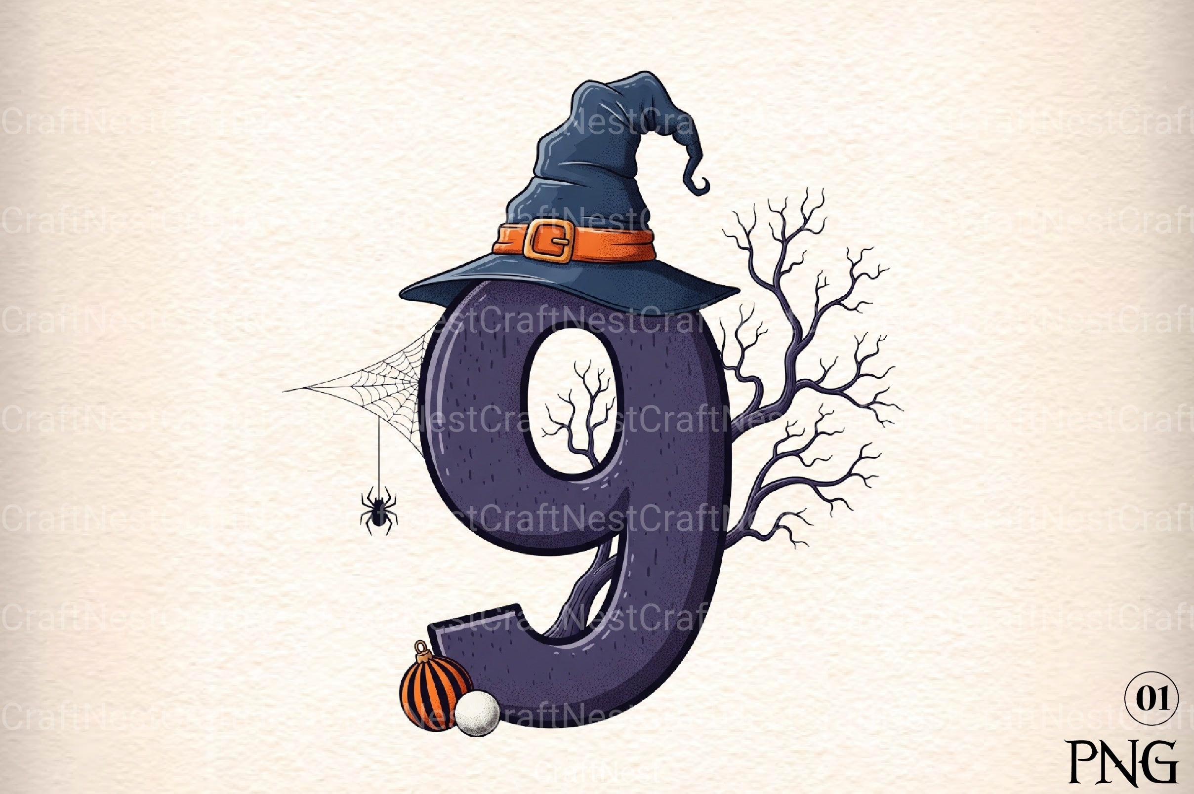 Halloween Alphabet Clipart Bundle 10 - CraftNest - Digital Crafting and Art