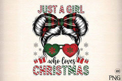 Girl Loves Christmas Clipart Bundle - CraftNest - Digital Crafting and Art