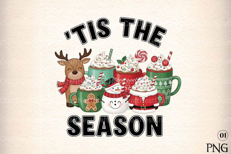 Tis The Season Clipart Bundle 4 - CraftNest - Digital Crafting and Art