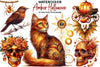 Amber Halloween Clipart Bundle