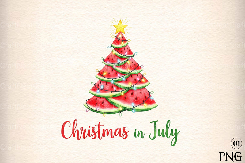 Christmas in July Funny Clipart Bundle 37 - CraftNest - Digital Crafting and Art