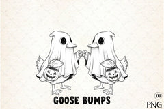 Funny Halloween Ghost Goosebumps Clipart Bundle - CraftNest - Digital Crafting and Art