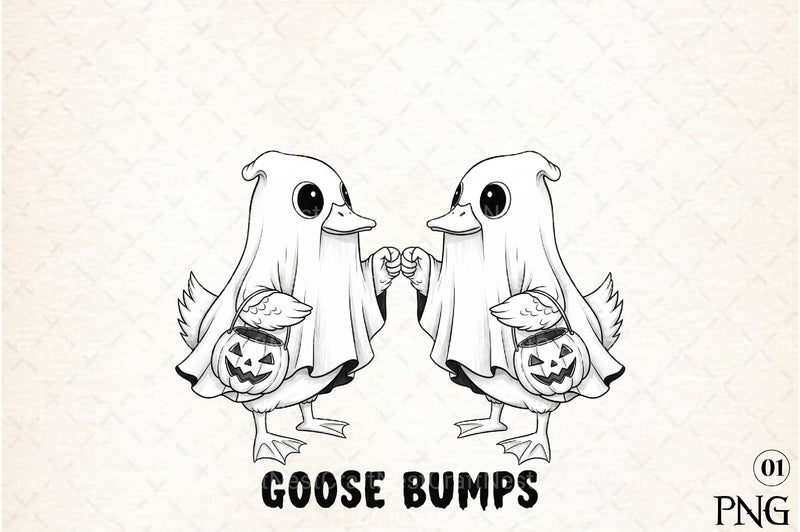 Funny Halloween Ghost Goosebumps Clipart Bundle - CraftNest - Digital Crafting and Art
