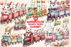 Bunny Train Clipart Bundle 157