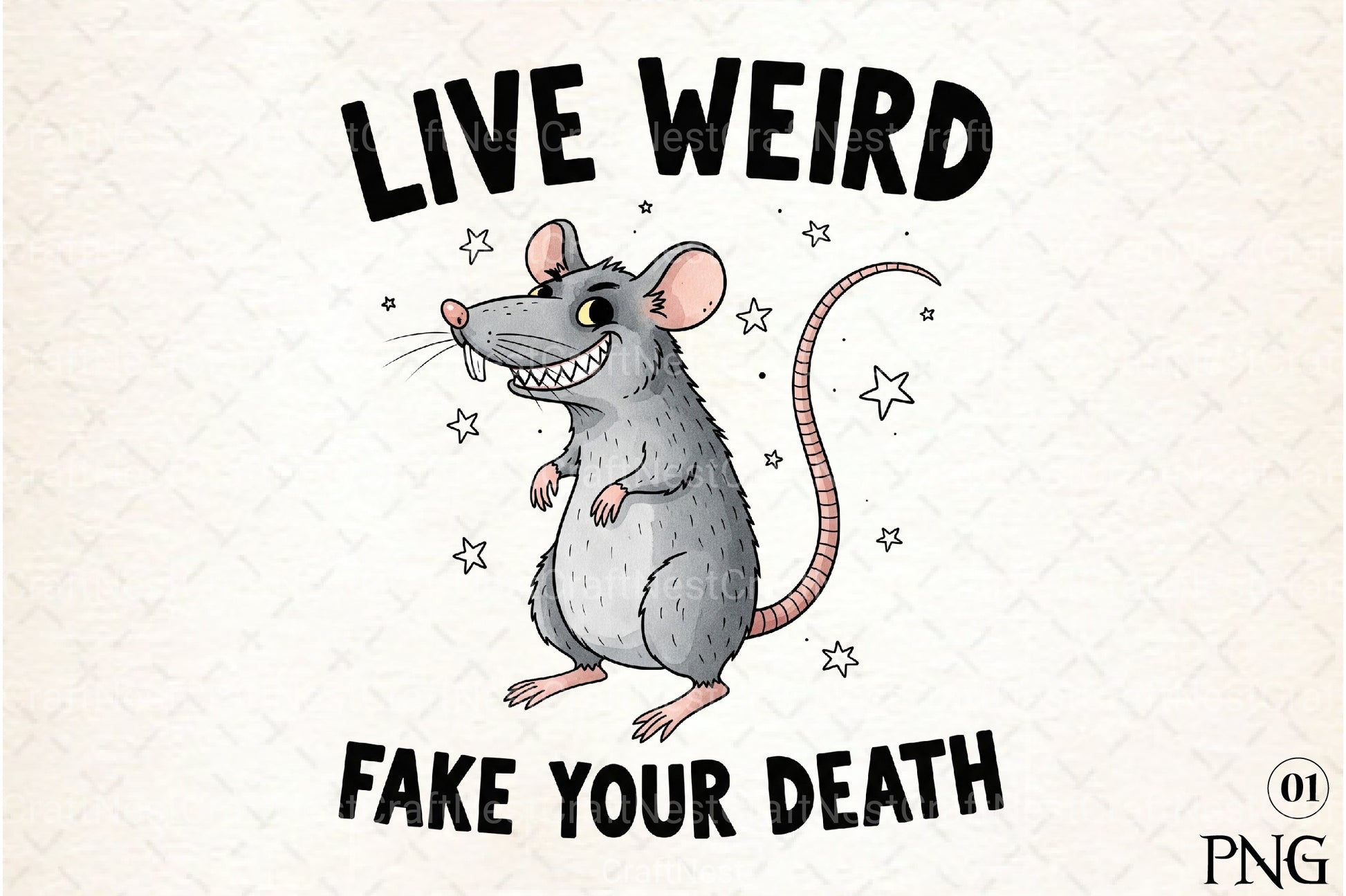 Retro Funny Sarcastic Animal Clipart Bundle 5 - CraftNest - Digital Crafting and Art