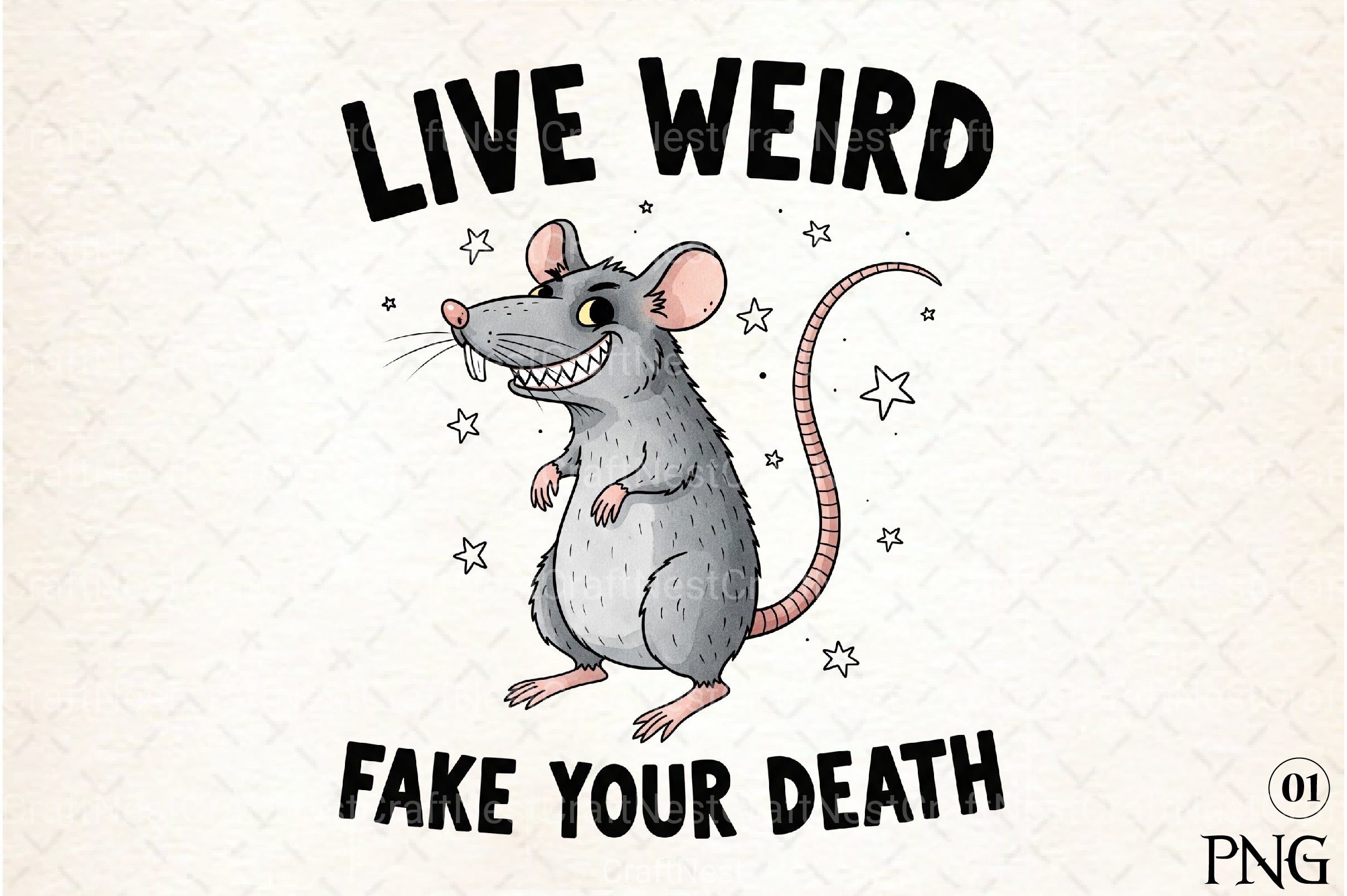 Retro Funny Sarcastic Animal Clipart Bundle 5 - CraftNest - Digital Crafting and Art