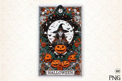 Halloween Tarot Card Clipart Bundle 18 - CraftNest - Digital Crafting and Art