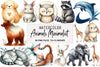 Minimalist Animal Clipart Bundle