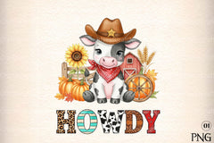 Howdy Farm Graphic Clipart Bundle - CraftNest - Digital Crafting and Art