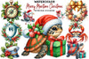 Merry Maritime Christmas Clipart Bundle 1