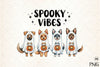Spooky Dog Embroidery Clipart Bundle