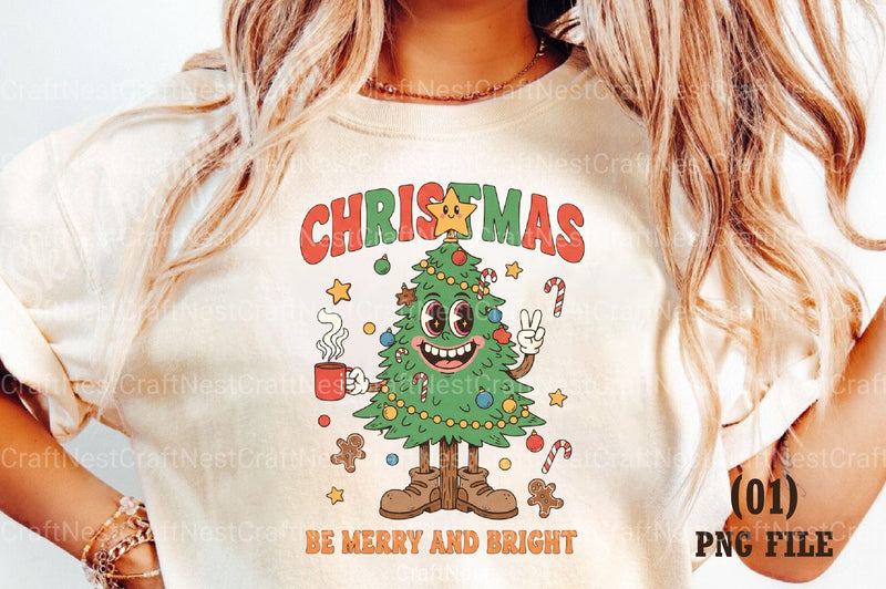 Merry & Bright Christmas Santa Claus Clipart Bundle - CraftNest - Digital Crafting and Art