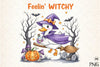Halloween Witch Goose Clipart Bundle - Feelin' Witchy