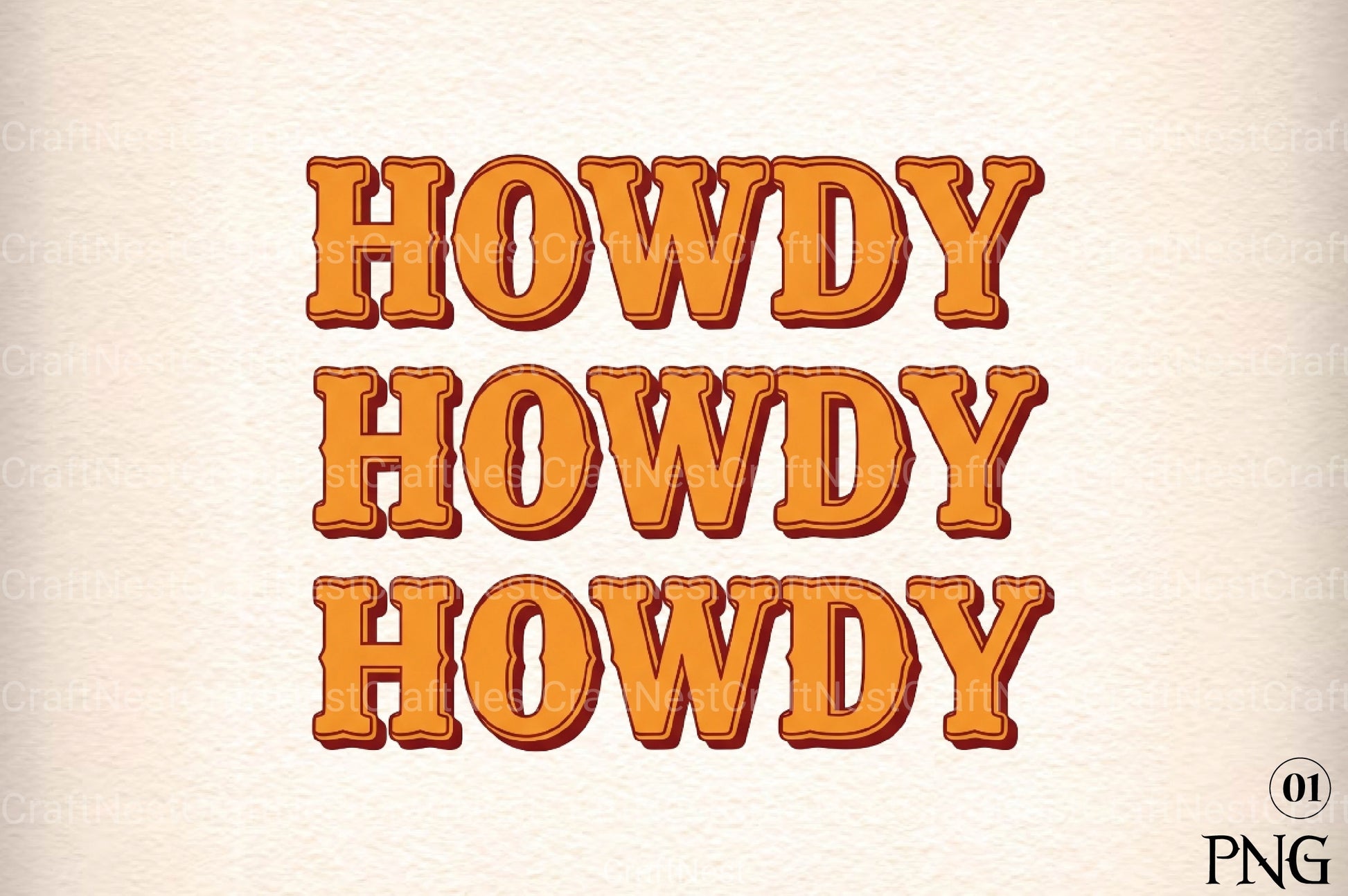 Western Howdy Art Clipart Bundle - CraftNest - Digital Crafting and Art